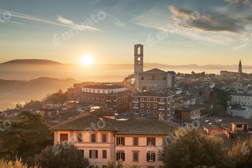 Preview: Perugia, Italy at Sunrise