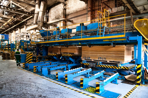 Preview: Plywood Production Equipment in a Bustling Factory Showcasing Efficient Manufacturing Processes