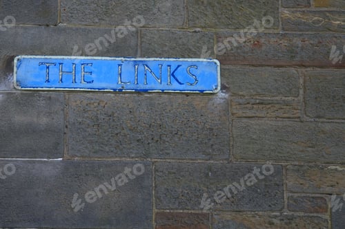 Preview: traditional street sign in Scotland