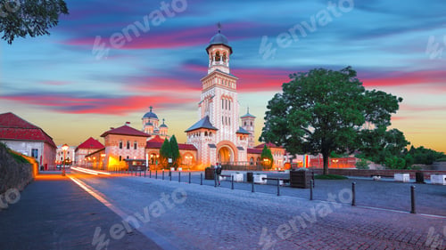 Preview: The Coronation Orthodox Cathedral and Roman Catholic cathedral in Fortress of Alba Iulia