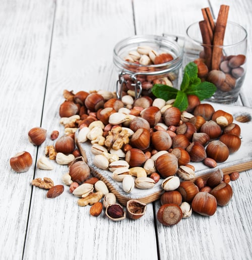 Preview: different types of nuts