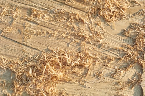 Visualização: Fundo de padrão de textura abstrata de madeira de árvore natural. Madeira com aparas