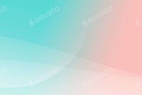 Preview: Turquoise and orange abstract patterned background