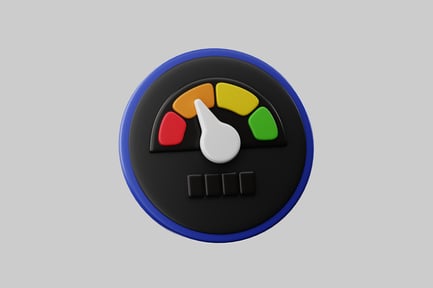 Preview: Vehicle speedometer gauge cartoon style