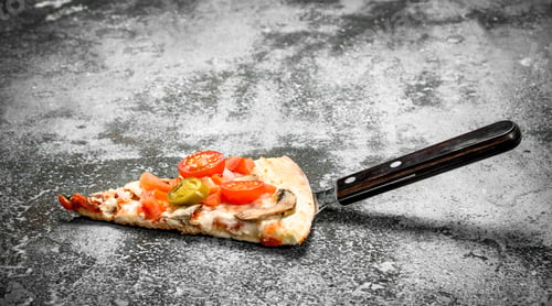 Preview: piece of fresh pizza.