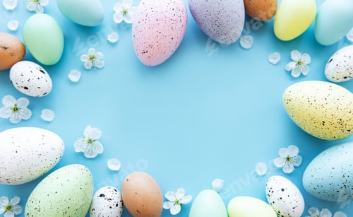 Preview: Colorful Easter eggs