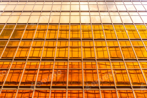 Preview: Golden tall buildings and glass reflections in Hong Kong Island