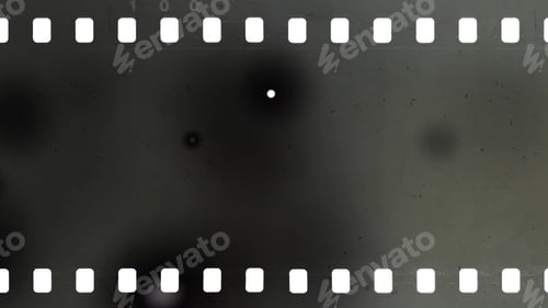 Preview: Damaged an old celluloid film strip with dust and scratches