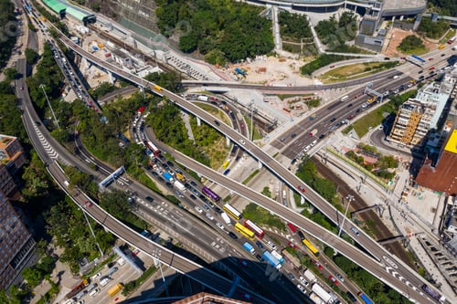 Preview: Hung Hom, Hong Kong- 07 November 2018: Hong Kong city traffic