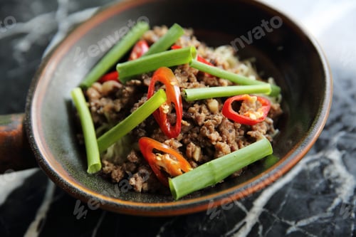 Preview: Fried Minced Pork With Noodle