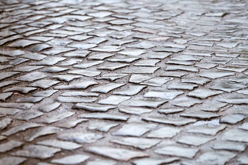 Preview: Paving stones at city street