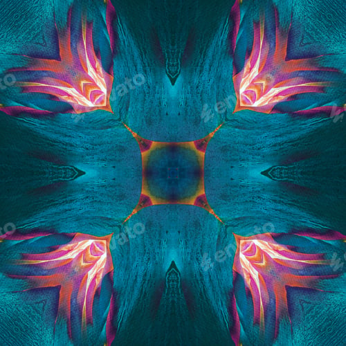 Preview: Abstract kaleidoscope or endless pattern.