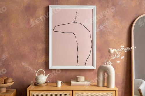 Preview: Creative composition vintage living room