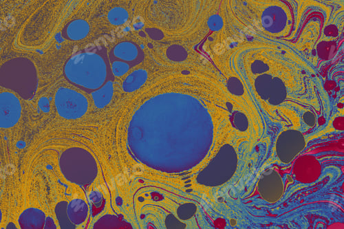 Preview: Beautiful oily painting with mixed colors - perfect for background or wallpaper