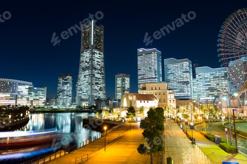 Preview: Yokohama city at night