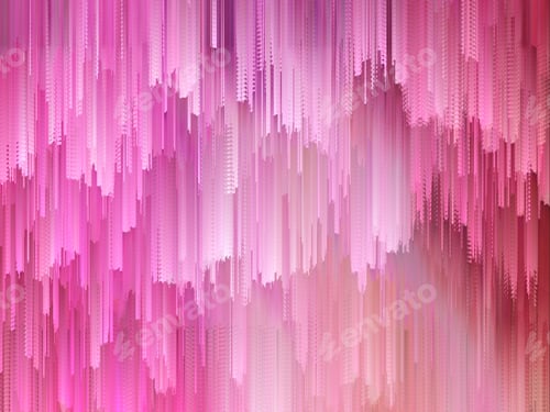 Preview: Ombré pink cascade