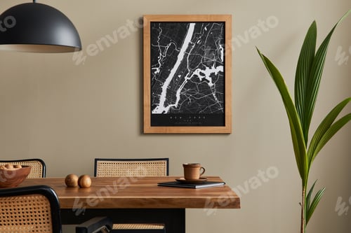 Preview: Stylish dining room interior