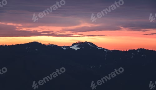 Preview: Cloudy and misty sunrise