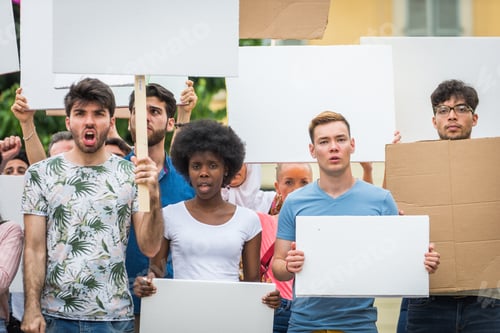 Preview: Activists demonstrating against social issues
