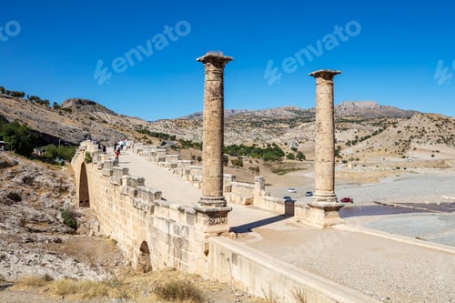 Preview: The historical Cendere(Severan)bridge is in the city of Adiyaman.