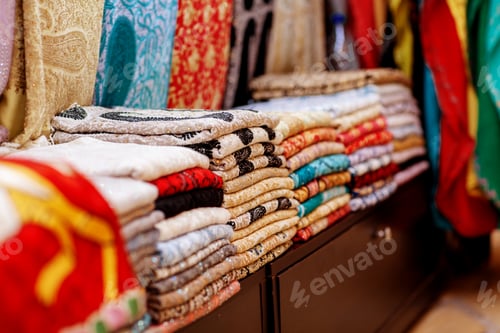 Preview: Traditional colorful Arabic scarves and shawls