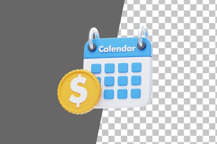 Preview: Annual Income 3D Icon
