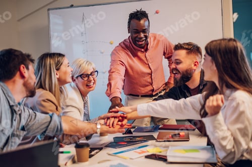 Preview: Multiracial business team having a meeting in the office
