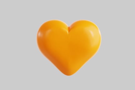Preview: Shiny golden heart form