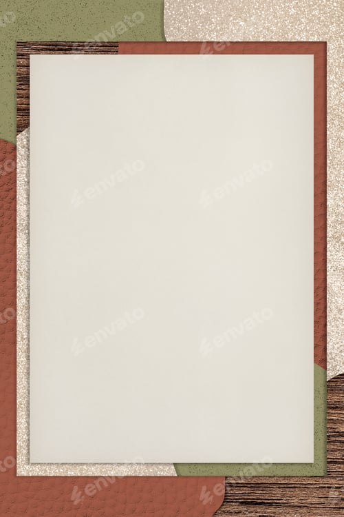 Preview: Patchwork patterned frame