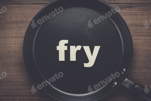 Preview: pan with word fry