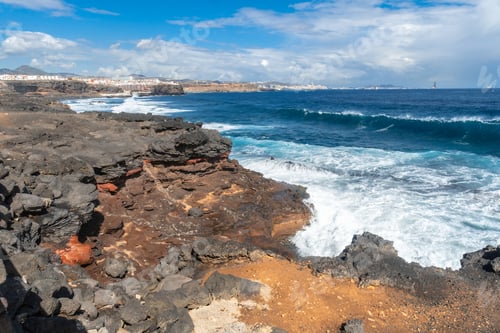 Preview: Beautiful landscape in the Bufadero de La Garita (Telde), Gran Canaria, Canary Islands