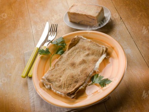 Preview: focaccia stuffed with taleggio cheese