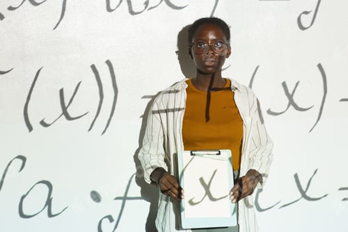 Preview: African-American Student Giving Presentation at Math Conference