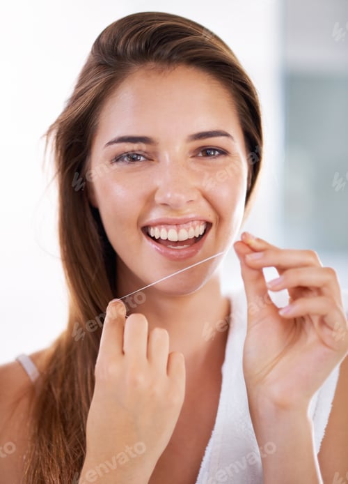 Preview: She knows the importance of flossing