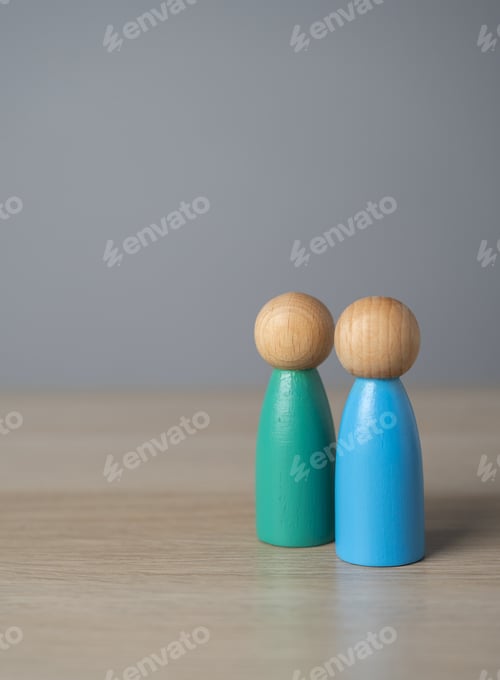 Preview: Two human figures stand together.