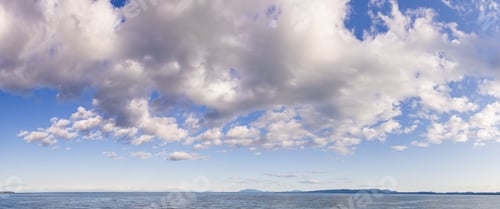 Preview: Beautiful Cloudscape Over Ocean on the West Coast of British Columbia, Canada