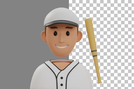 Preview: Baseball 3D Icon