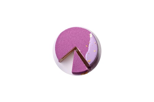 Preview: Delicious fresh sweet mousse cake with berry filling