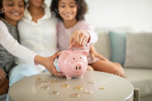 Preview: Family bonding moments while saving money with a piggy bank at home