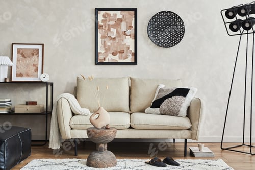 Preview: Modern elegnat living room interior design