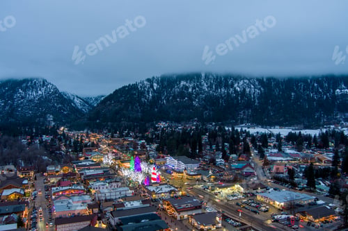 Preview: Leavenworth, Washington evening in December