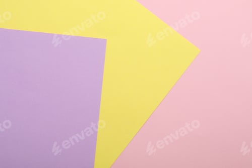 Preview: Colorful paper sheets as background, top view