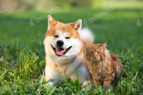 Preview: cats, dogs, pets, group, togetherness, isolate