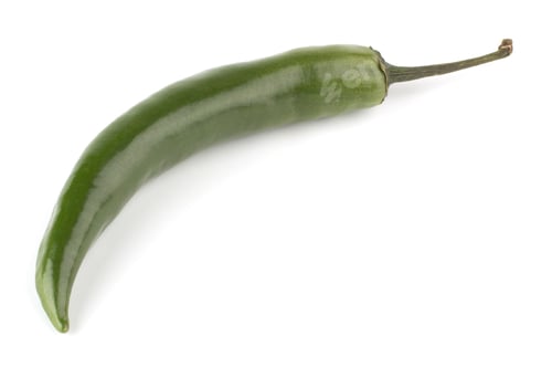 Preview: Hot chili peppers isolated on white background