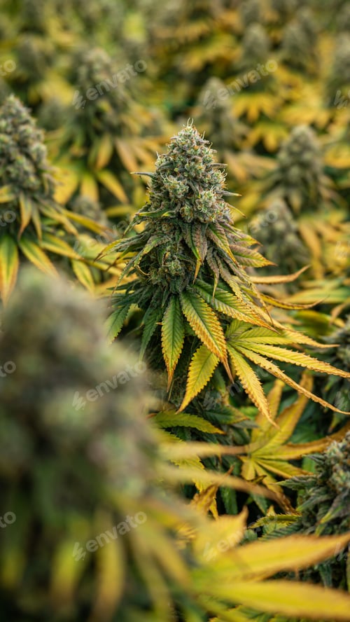 Preview: Flowers from an indoor cannabis grow