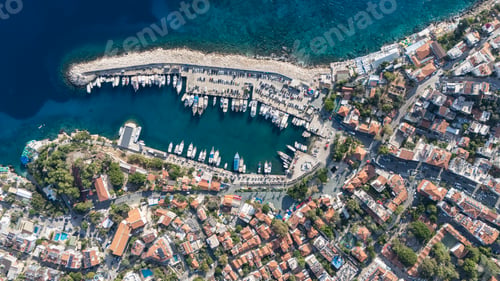Preview: Scenic Aerial View of Kas Harbor and Surrounding Hills