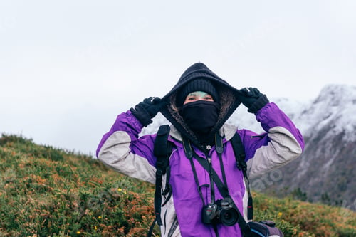Preview: young photographer and hiker