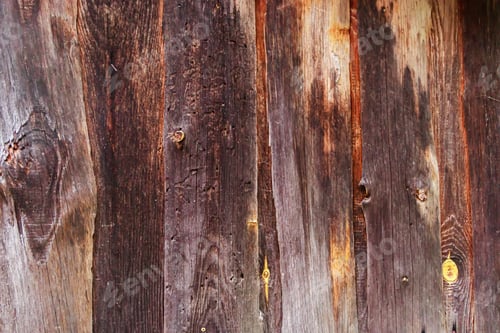 Preview: Wooden texture background. Old brown boards close up. Wood backdrop.
