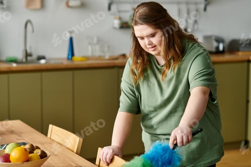Preview: Young woman with Down syndrome brings vibrancy and charm to her cozy home environment