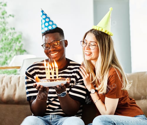 Preview: Young people having fun at home